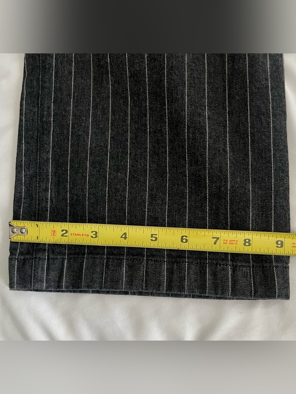 Lauren Ralph Lauren Black Pinstripe Jeans - Picture 6 of 11